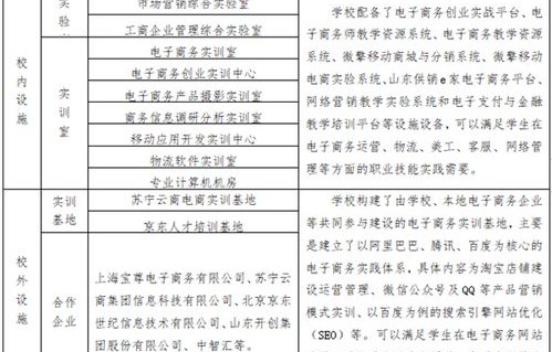 电子商务专业的大学计划
