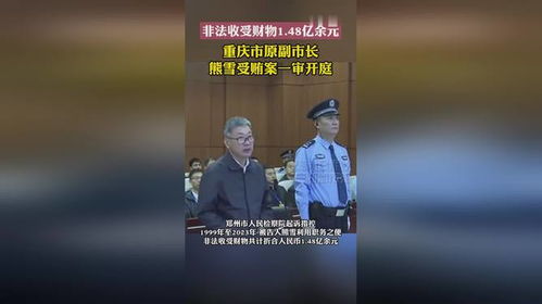 熊雪受贿案一审判决，死缓之下的警示与反思